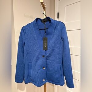 Carlisle Blue Cardigan. Size S Oversized. NWT. MSRP $275